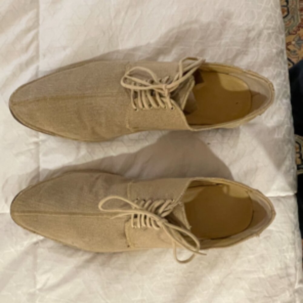 OBELINE MENS LINEN SHOES FOR SPRING THRU FALL SIZE 40